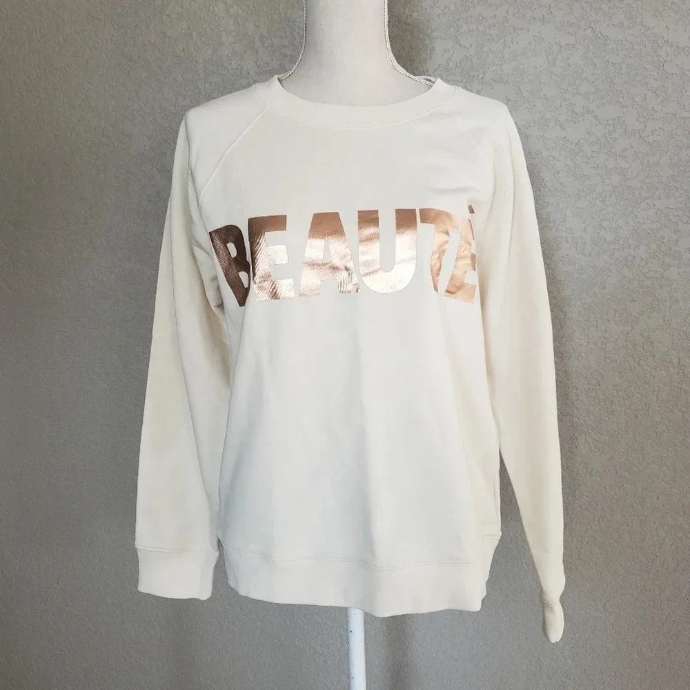 J.CREW beauty crew neck sweater